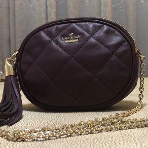 Kate Spade small bag quilted with gold chain strap